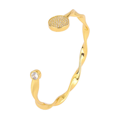 Möbius Bracelet Open Wave Bracelet Light Luxury Delicate Bracelet