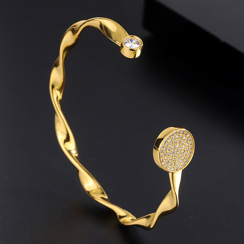 Möbius Bracelet Open Wave Bracelet Light Luxury Delicate Bracelet