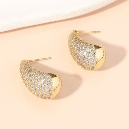 PopTopping Stylish Drops and Diamonds Earrings