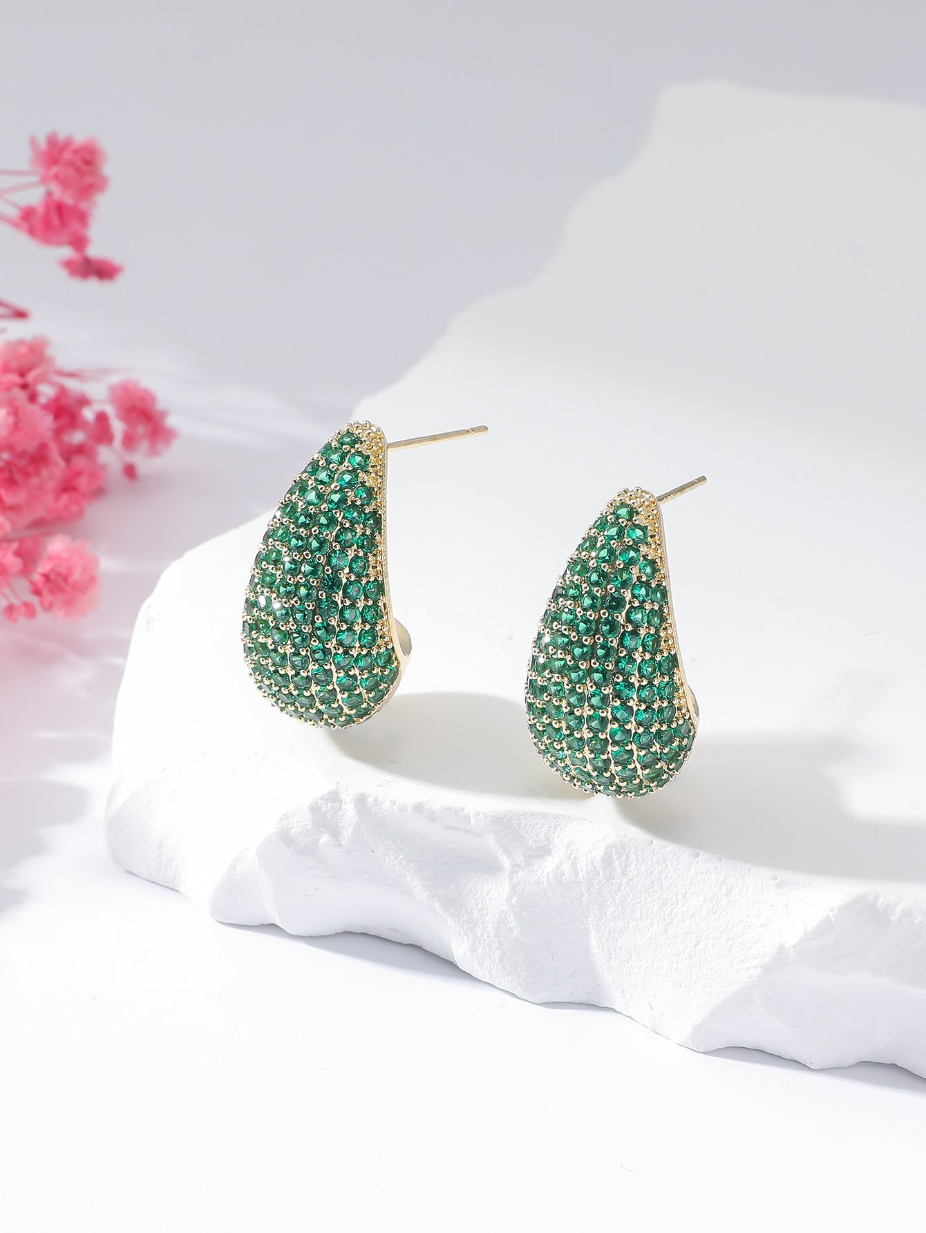 PopTopping Stylish Drops and Diamonds Earrings