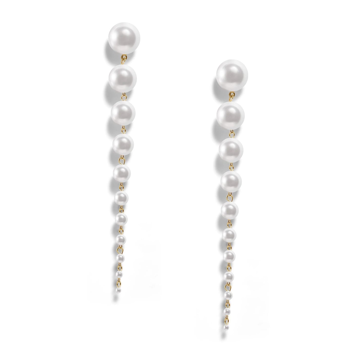 PopTopping Tassel Pearl Bunch Dangle Earrings For Women