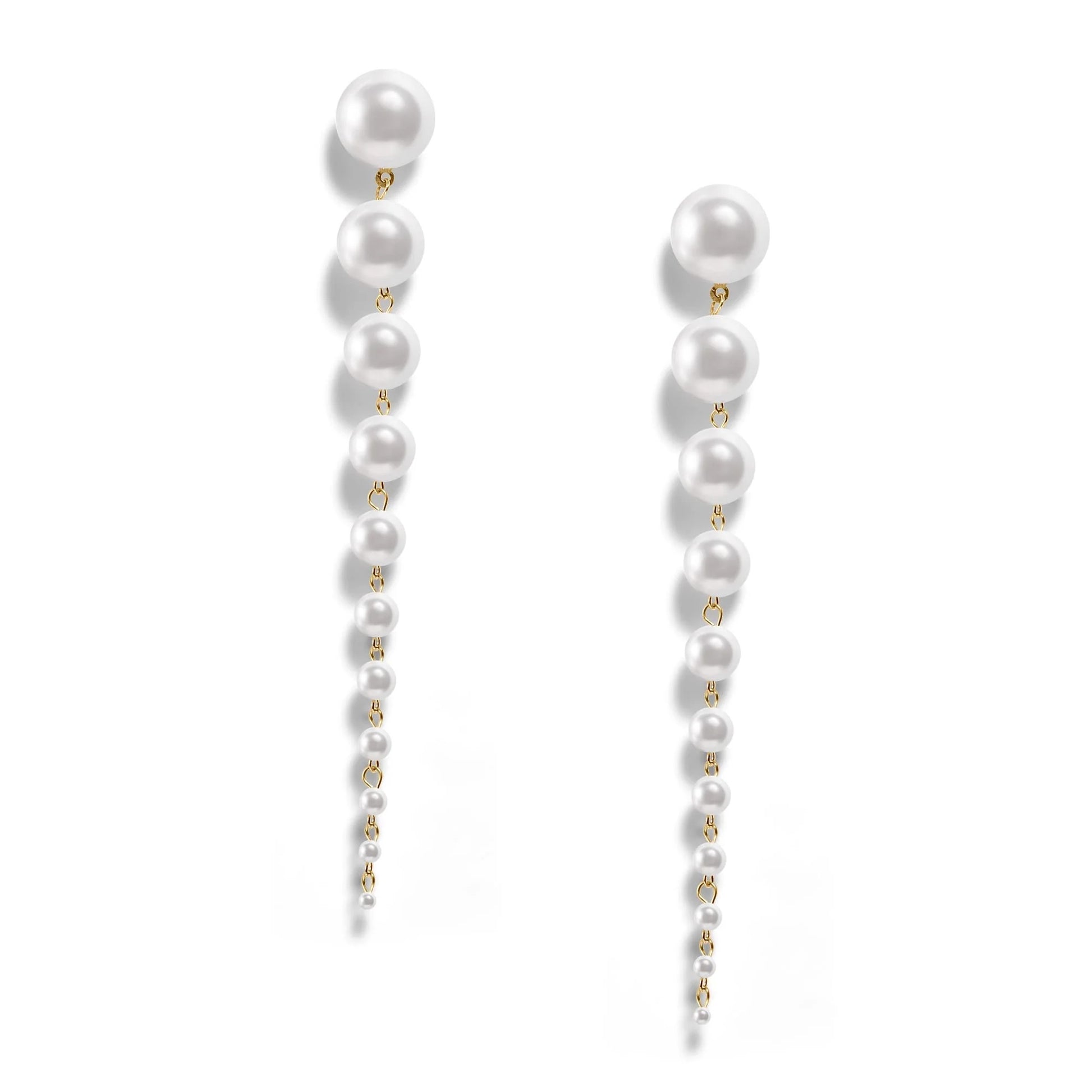 PopTopping Tassel Pearl Bunch Dangle Earrings For Women