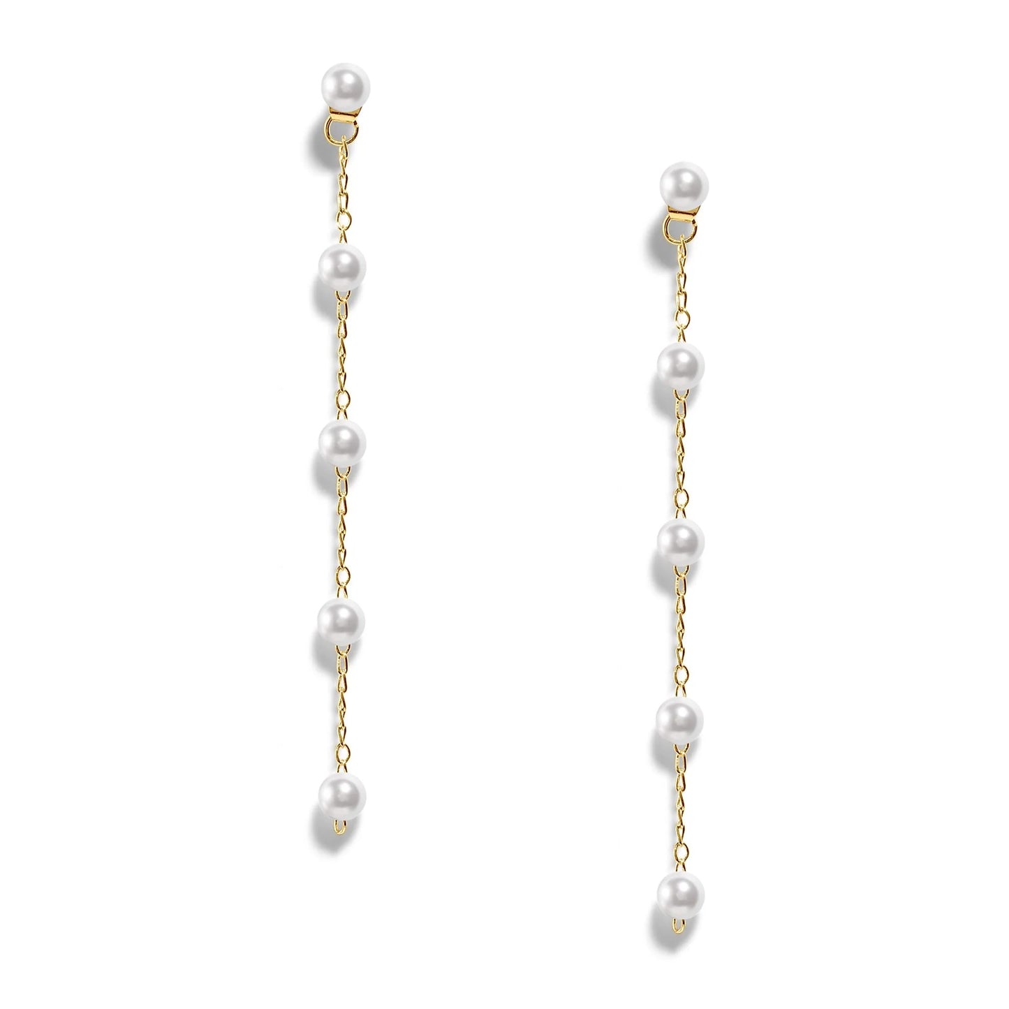 PopTopping Tassel Pearl Bunch Dangle Earrings For Women