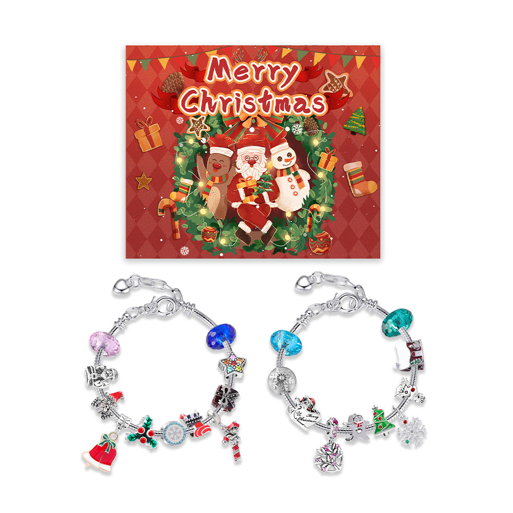 Christmas Moose Blind Box Bracelet Set diy creative jewellery For Child