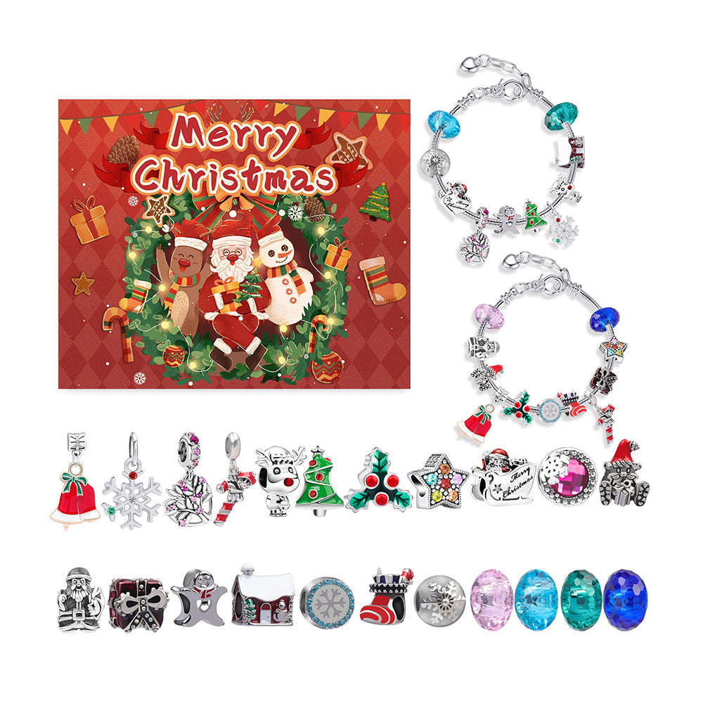 Christmas Moose Blind Box Bracelet Set diy creative jewellery For Child