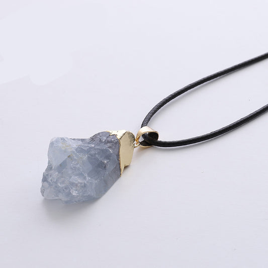 Natural Crystal Necklace Reiki Healing Crystal Stone Necklaces