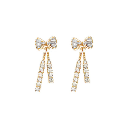 Poptopping 925 Silver With Zirconia Butterfly Earrings