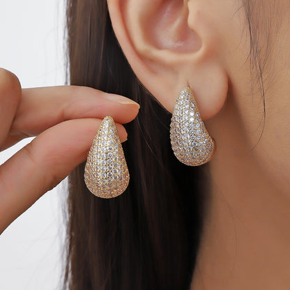 PopTopping Stylish Drops and Diamonds Earrings