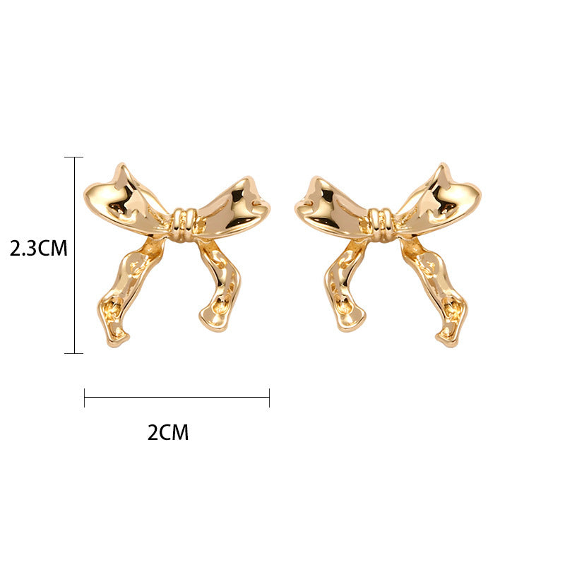 Poptopping New Fall And Winter Fashion Bow Earrings