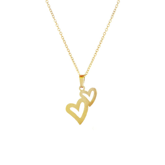 14K Gold Heart Pendant Necklaces