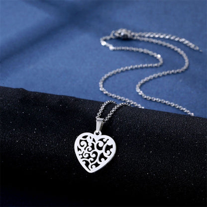 PopTopping Heart Pendant Necklace For Women Mother's Day Necklaces For Mom Mother Birthday Anniversary